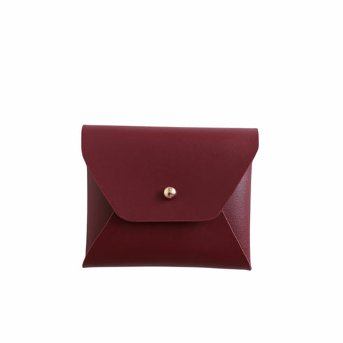 Maroon Apple Leather Mini